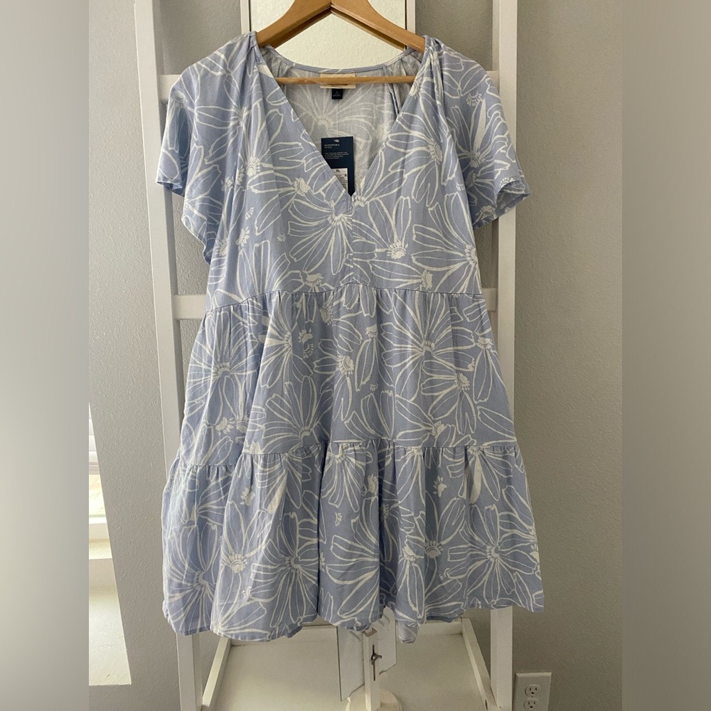 Universal Thread Flutter Sleeve Mini Skater Dress